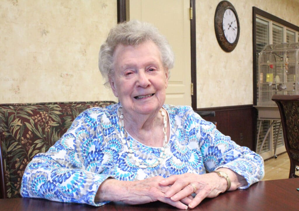 Pauline smiling portrait