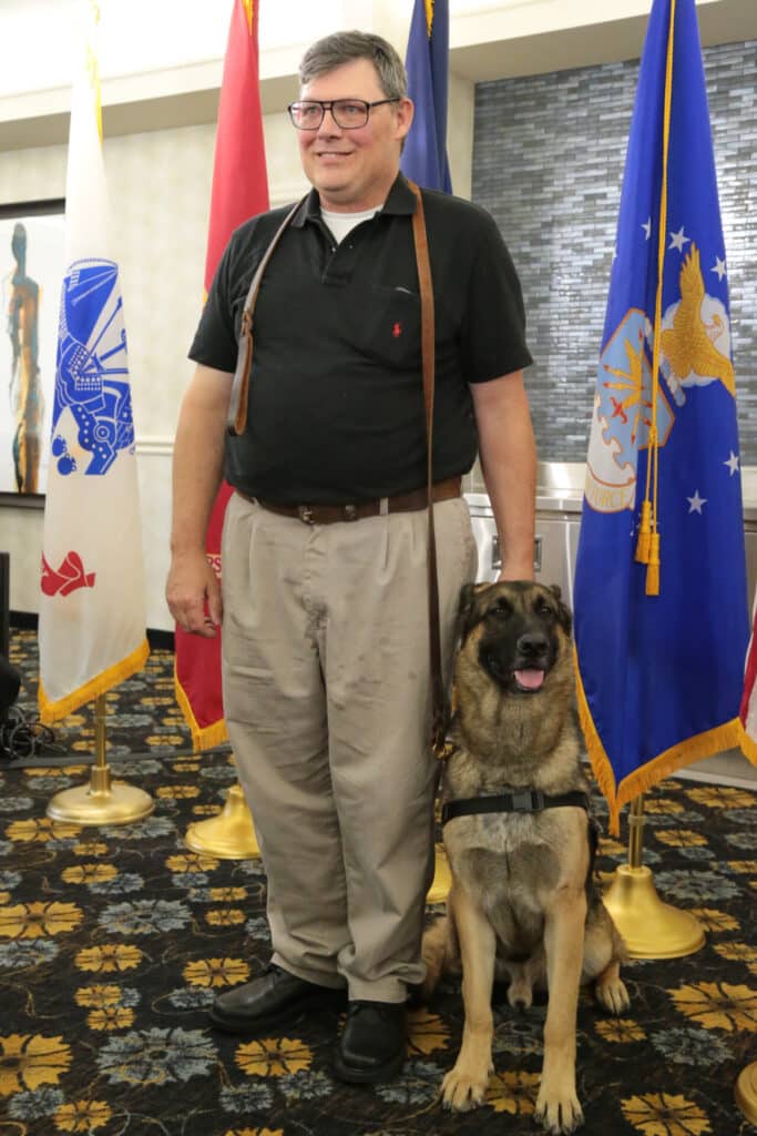 Residents posing outdoors