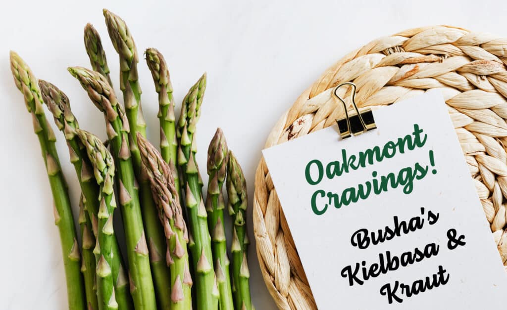 Kielbasa and kraut dish served on plate