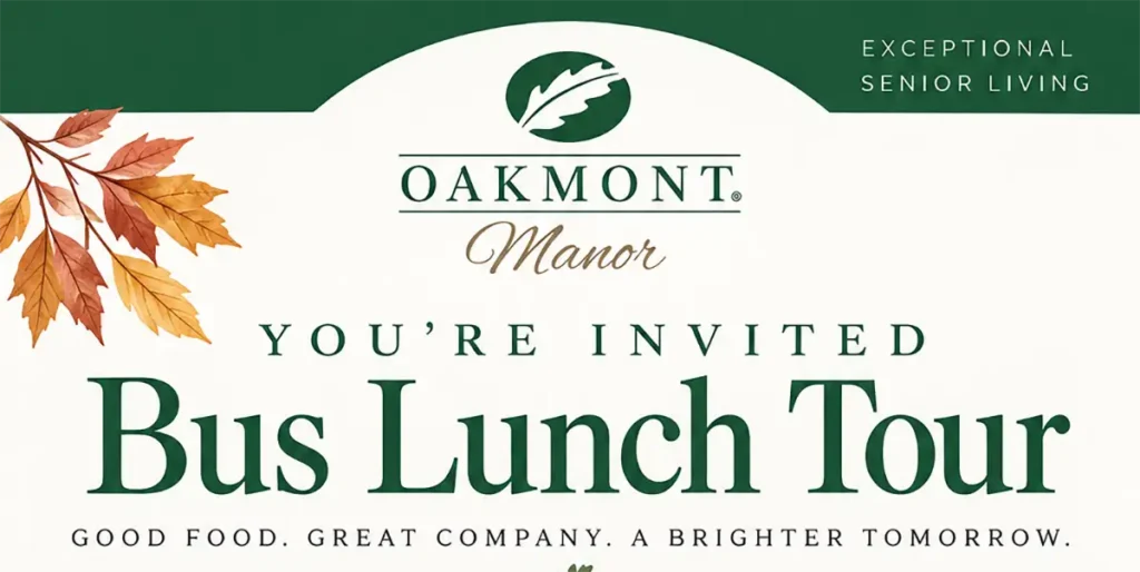 Photo of an event flyer